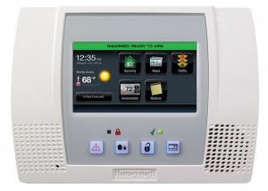 Residential security system keypad - Residential Alarm Services from Budd Morgan